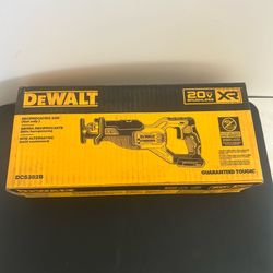 $130 New XR Dewalt Reciprocating Saw (TOOL-ONLY) 20-volt sawzall Model #DCS382B