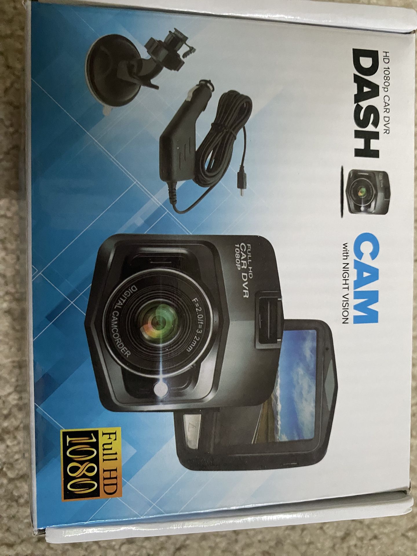 HD 1080P Dash Cam with Night Vision – Full HD Car DVR Camera