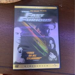 Fast And Furious DVD Collectors Edition