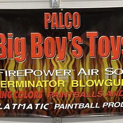 Palco Paint Gun and Accessories Advertising Banner