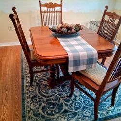 Vintage Antique Table &  Chairs