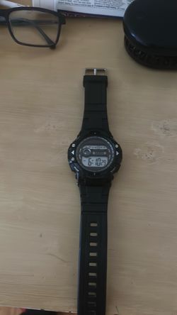Sport men’s digital watch chrono black