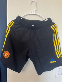 Adidas Manchester United Third Soccer Shorts 2021/22 Authentic Black S Small
