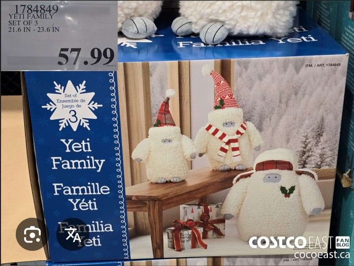 Costco Trending Yeti Family.