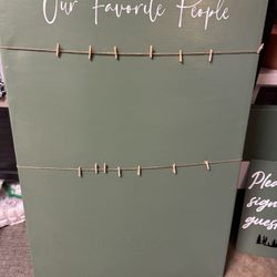 Seating Chart Sign - Wedding 