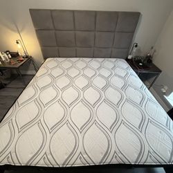 King Size Bed And Frame $500 (mattress Sealy) 