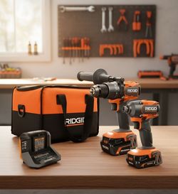 RIDGID 18V Brushless 2-Tool Combo Kit – NEW 🔥