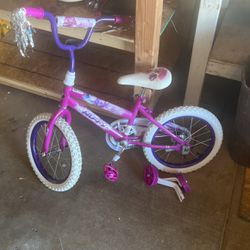 Small Girls Bike With Training Wheels