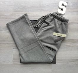 FEAR OF GOD ESSENTIALS DARK OATMEAL SWEATPANTS – SIZE S – BRAND NEW