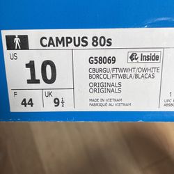 Adidas Campus Shoes Black