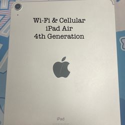 Wi-Fi&Cellular iPad Air 4thGen