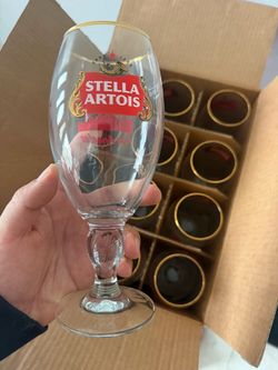 Beer Glasses - Stella Artois beer mugs 24pcs