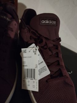 adidas neo Grand Court 'Burgundy White' EE7473 Size 11