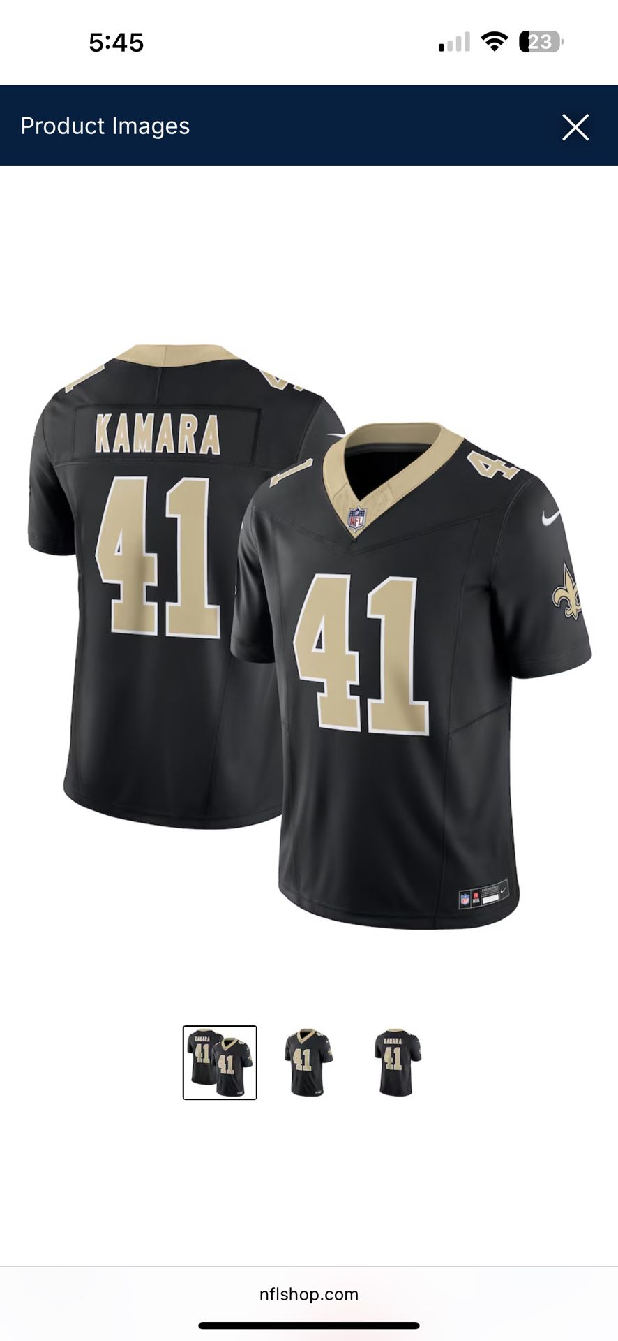 Alvin Kamara Jersey L