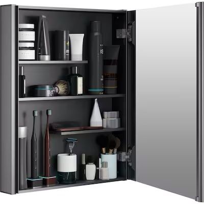 New KOHLER “Maxstow” Medicine Cabinet - SOFT CLOSE, Mirrored, Dark Anodized Aluminum (see my posts for more Kohler items, Christmas decor,  Tools) 