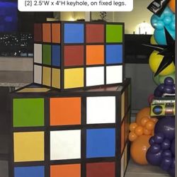 Huge Rubix Cubes
