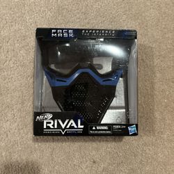 Nerf Rival Team Blue Precision Battling Face Mask 2014 Hasbro