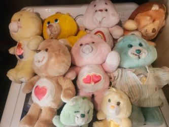 Care bears plushies