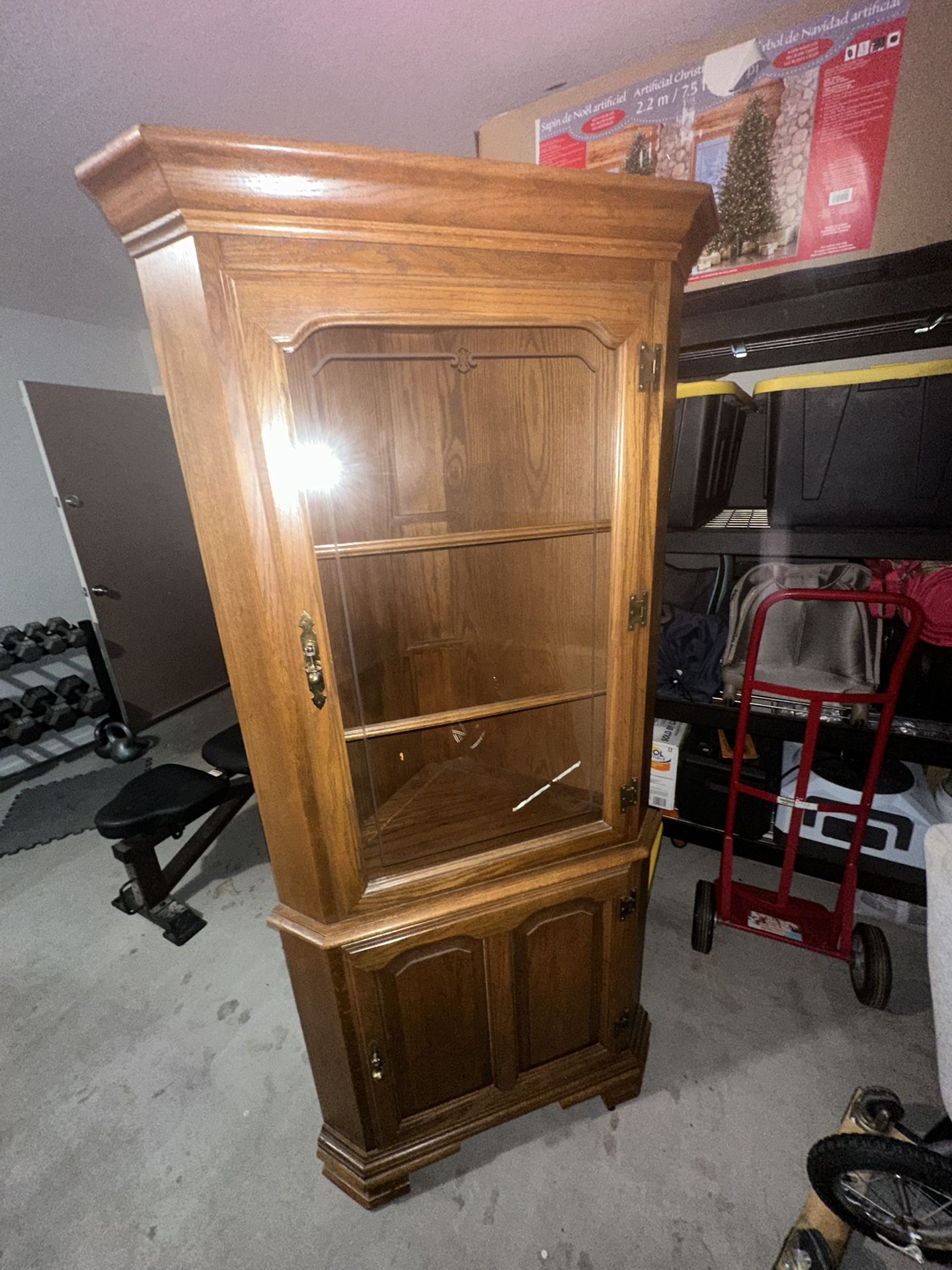 Corner Curio Cabinet