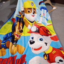Nickelodeon paw patrol throw blanket toddler