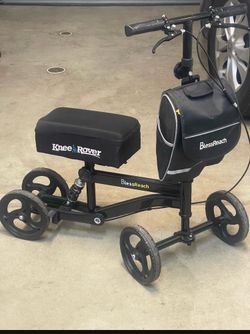 Knee Scooter Foldable, BlessReach Knee Scooter for Adults for Foot Injuries,