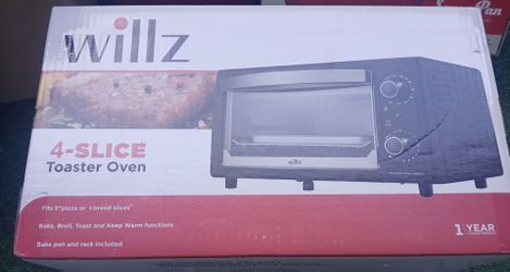 Brand New Willz 4-Slice Toaster Oven - New In Box!Brand New Willz 4-Slice Toaster Oven - New In Box!