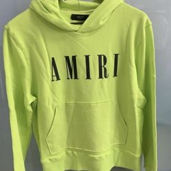Amiri By Rich Boys,  Yellow , Green Hoodie Size14boys