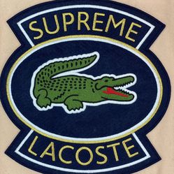 SUPREME x Lacoste Wool Heavyweight Varsity Jacket