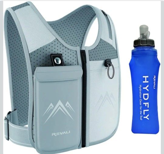Reflective Running Vests with Hydration Bottle