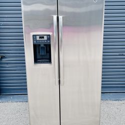 ❄️ GE Profile 23.3 Cu. Ft. Counter-Depth Side-by-Side Refrigerator Stainless Steel FREE Drop Off