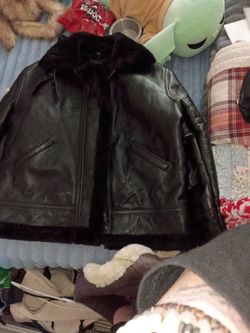 Leather jackets and vests