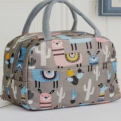 Llama Alpaca Design School Work Travel Cooler