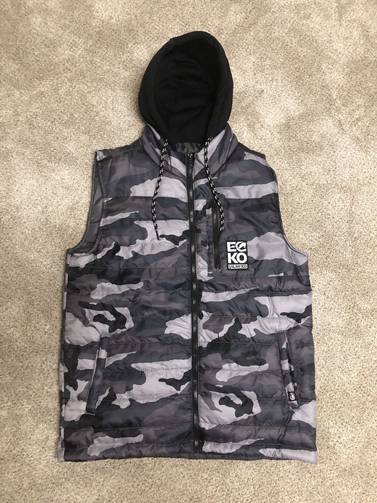 Ecko Hooded Puffer Vest 