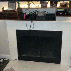 Floating Media Console Self