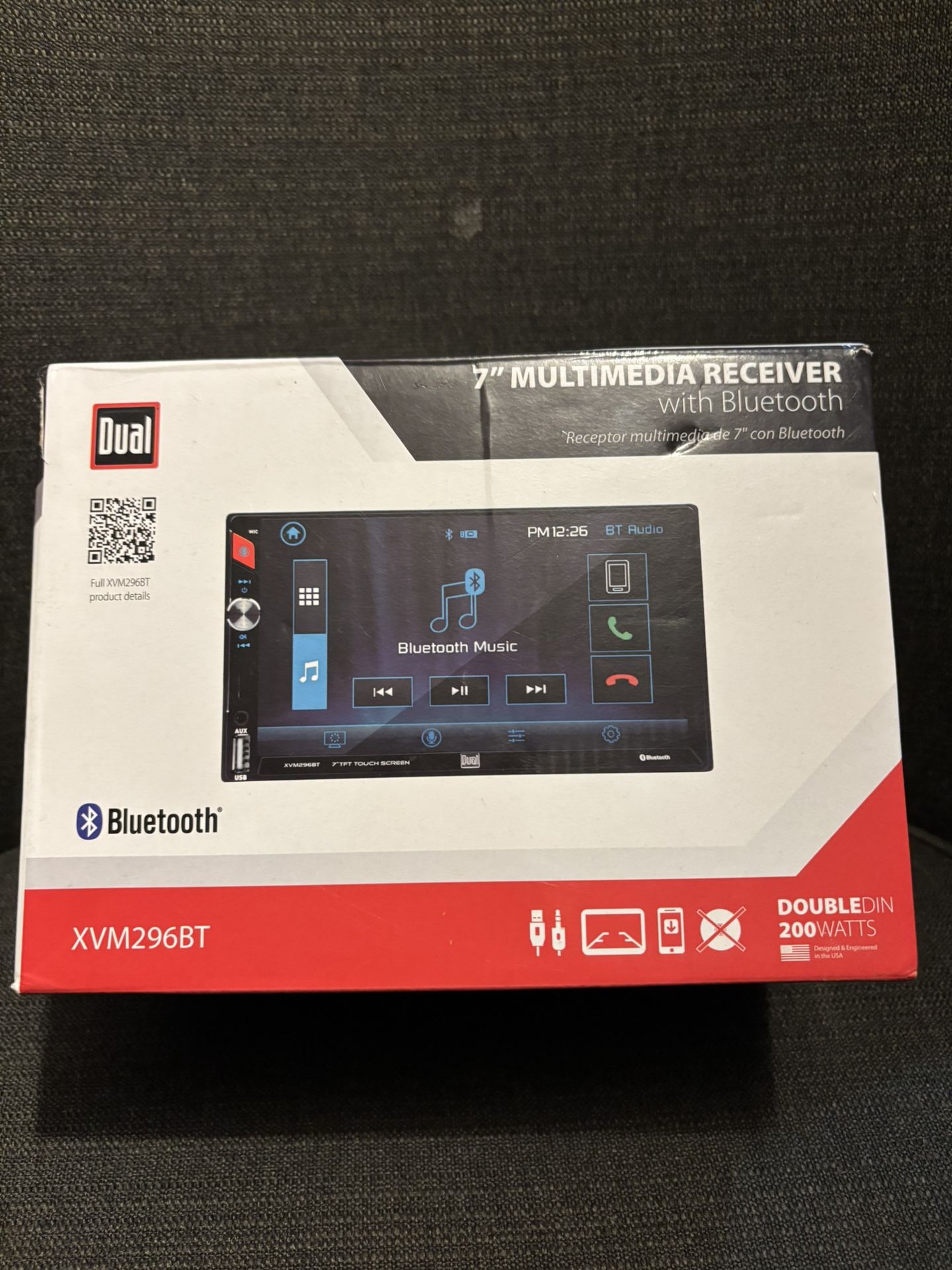 7” Multimedia Receiver With Bluetooth 