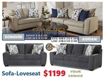 Sofa And Loveseat 