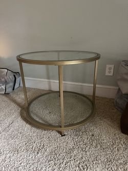 Round Metal Side Table