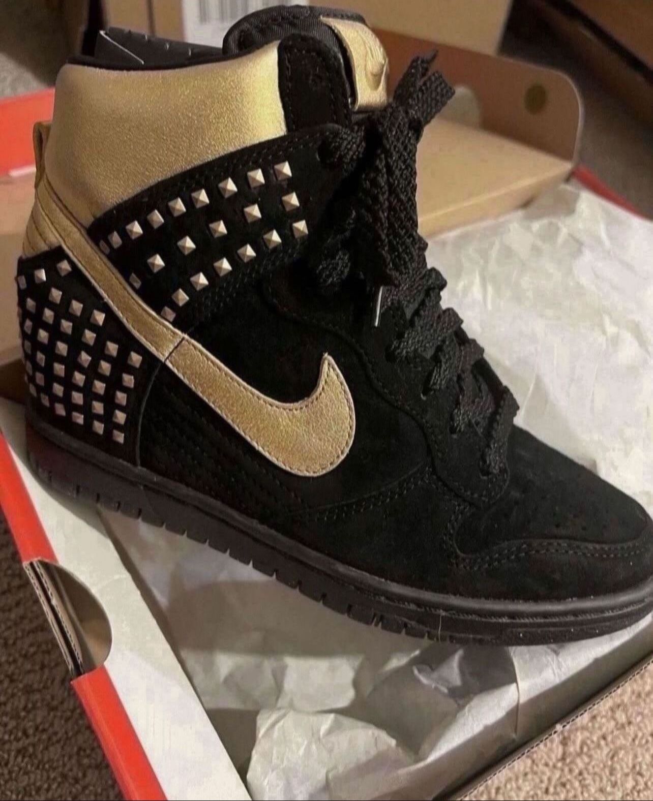 Nike Dunk High Wedged Sneakers Women Size 6.5