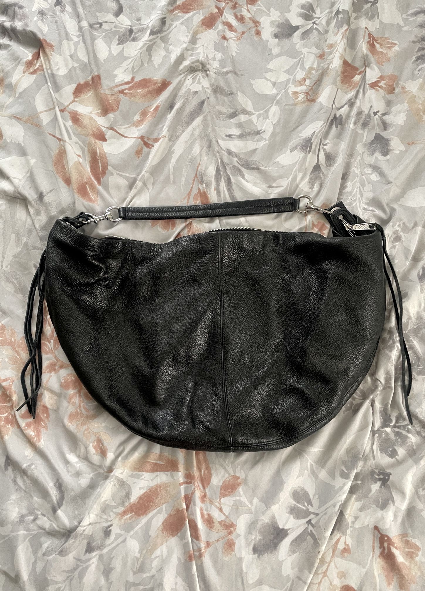 REBECCAMINKOFF Genuine Leather Hobo Bag