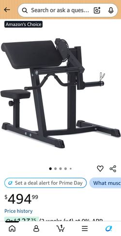 Triceps extension machine