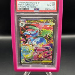 PSA10 JPN Mega Venusaur EX SAR 