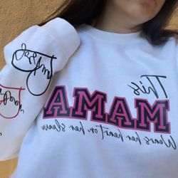 Mama Sweater Or Tshirt