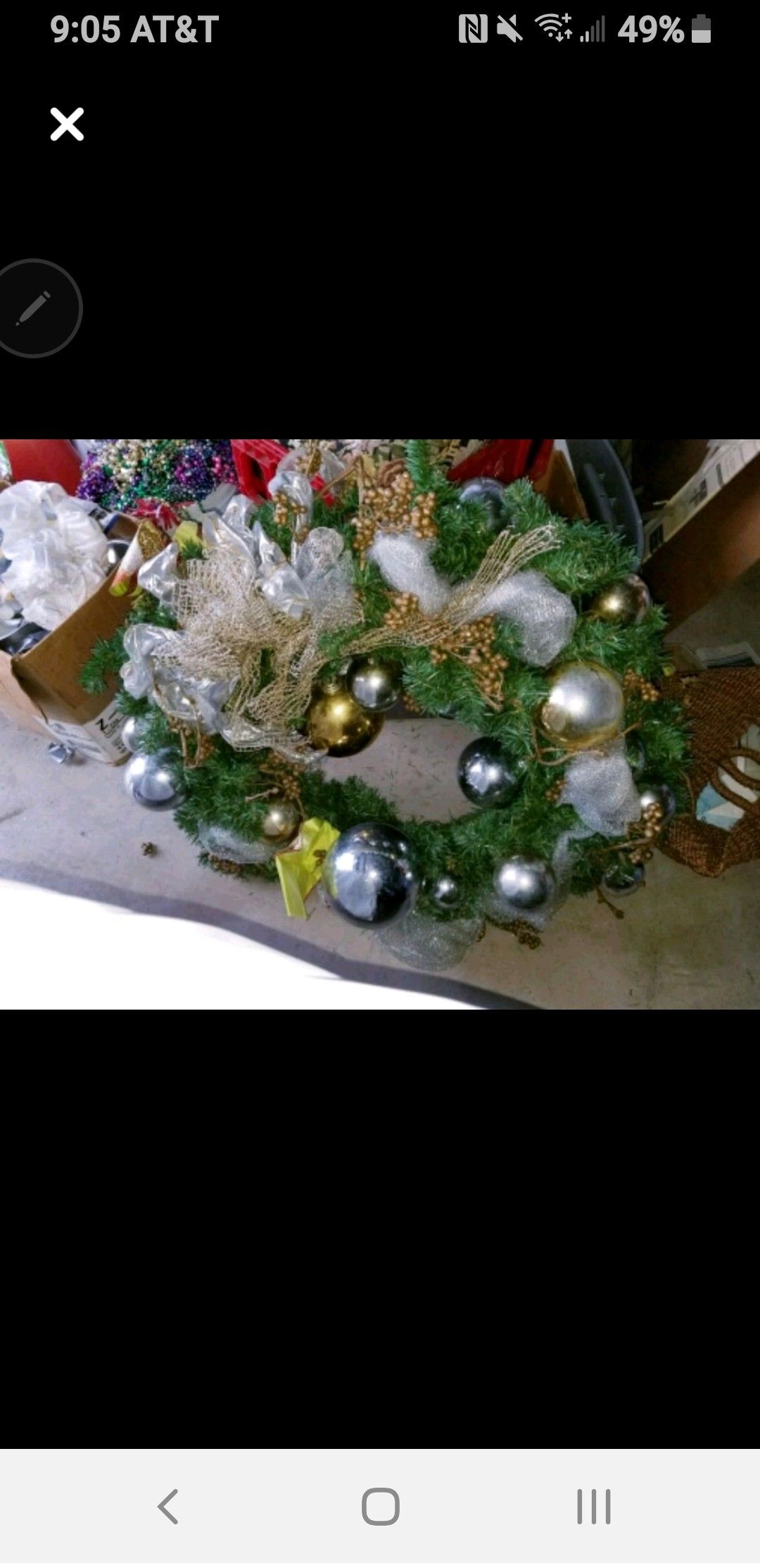 CHRISTMAS wreath 24 inch