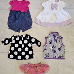 Baby's Clothes - Size 3 Months - Dresses, Romper, Vest, Skirt 