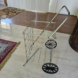 10" wheels fold  shopping cart