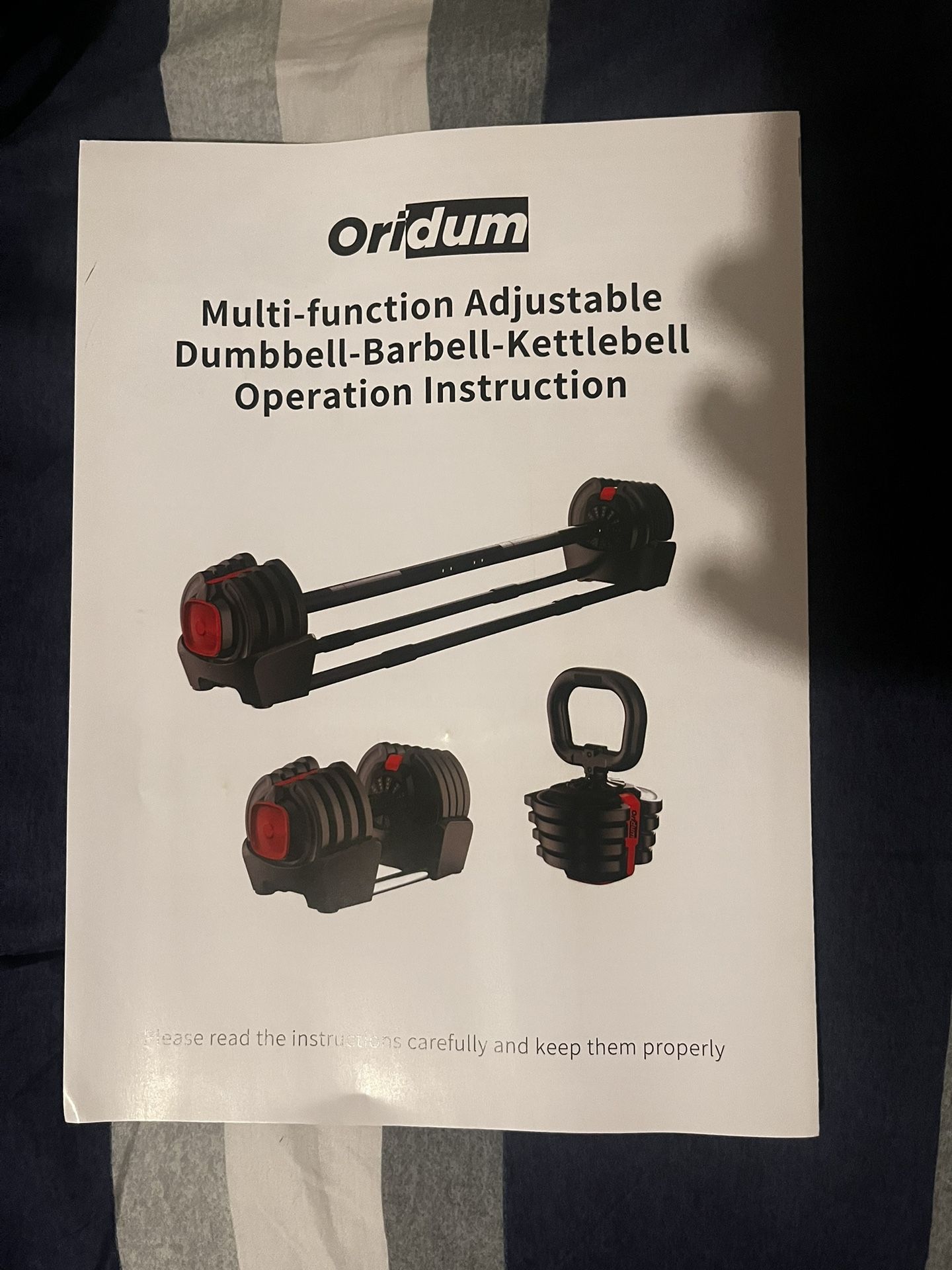 Adjustable Dumbbell Set (1 Open 1 Sealed)