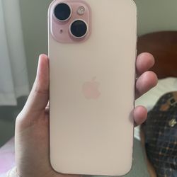 pink iPhone 15 