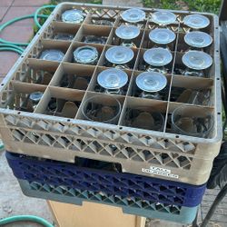 Glass Cups , Tall , Med , Short 