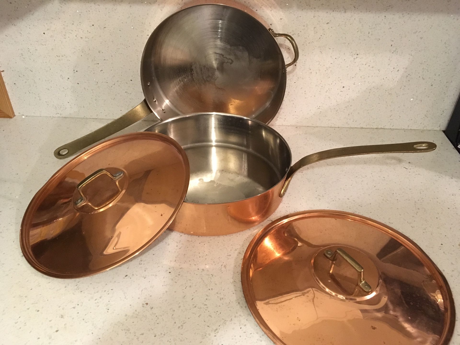 Copper pan 12 inch x 3