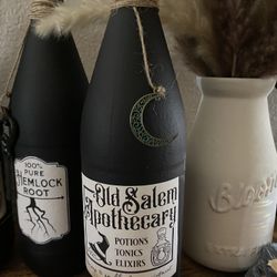 Halloween Decor Bottles